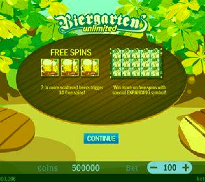Biergarten Unlimited slot game