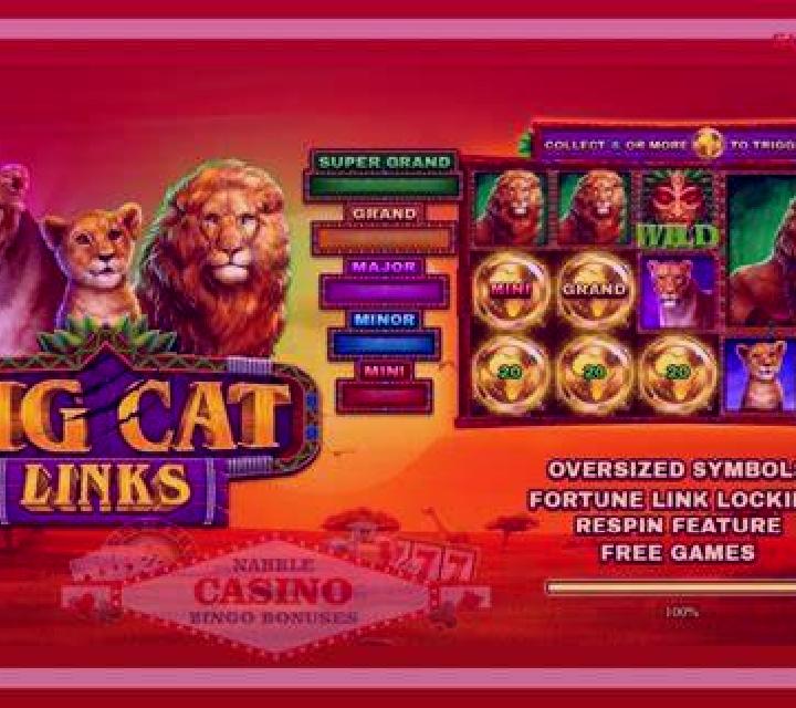 Big Cat Links slot game