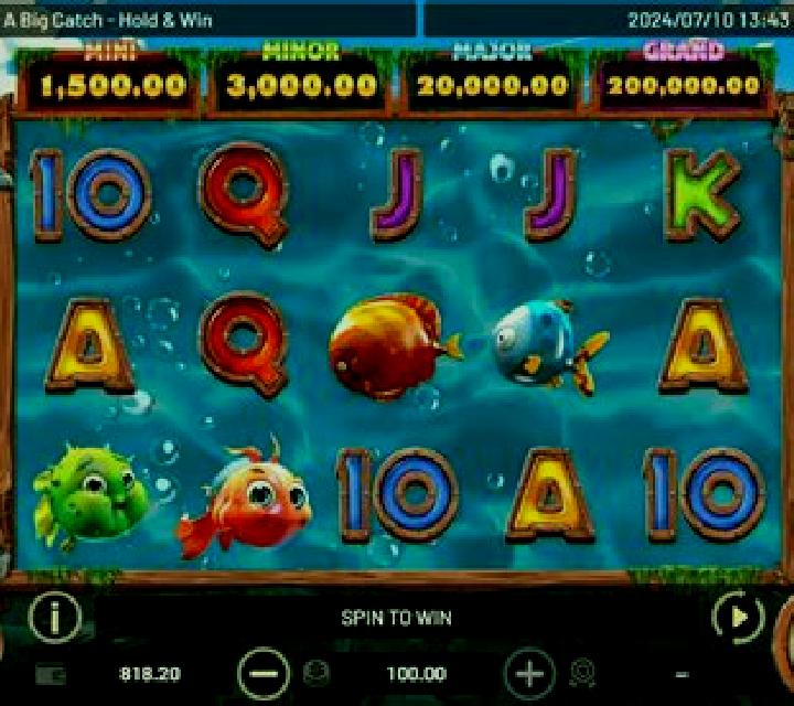 Big Catch – Hold & Win slot game