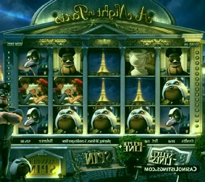 Cafe Paris slot machine