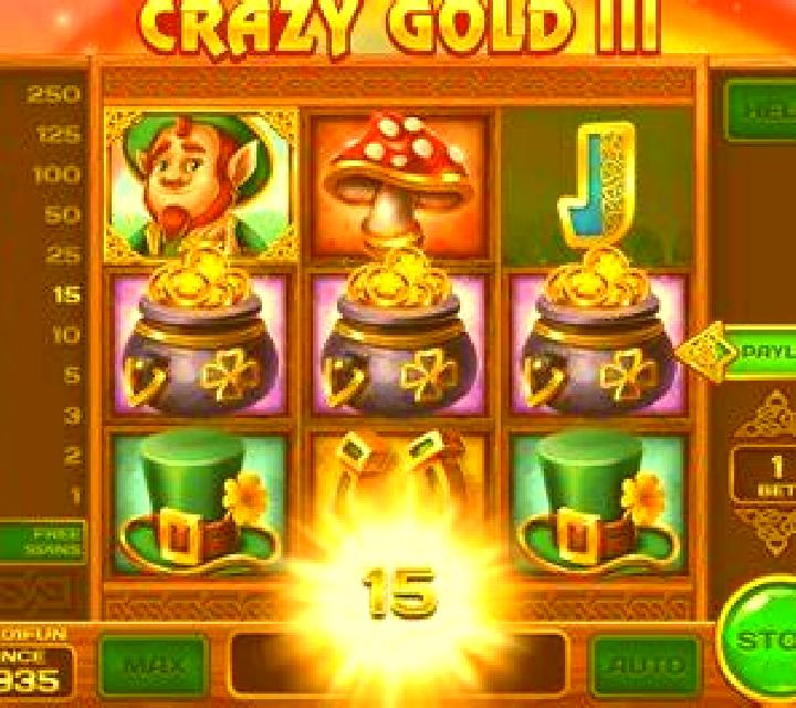 Crazy gold III (Reel Respin) slot