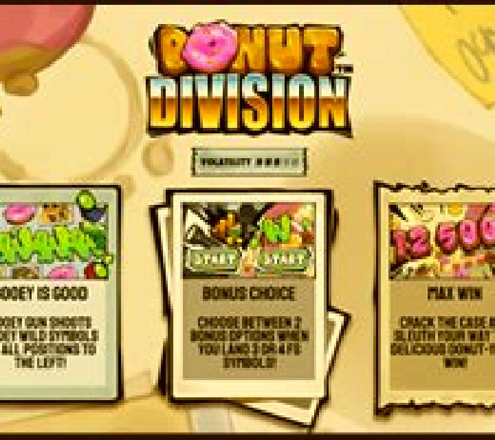 Donut Division slot machine