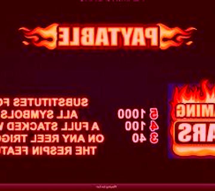 Flaming Bars (Playtech) slot