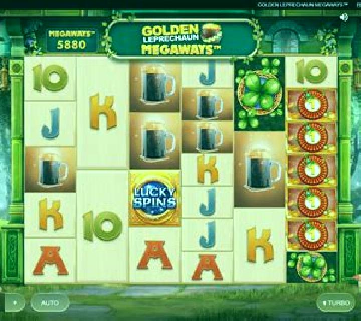 Golden Leprechaun Megaways slot game