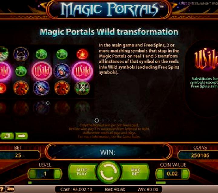 Magic Portals slot machine