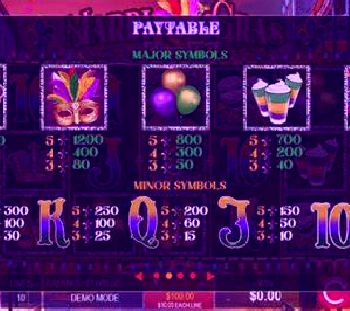 Mardi Gras Gold slot game