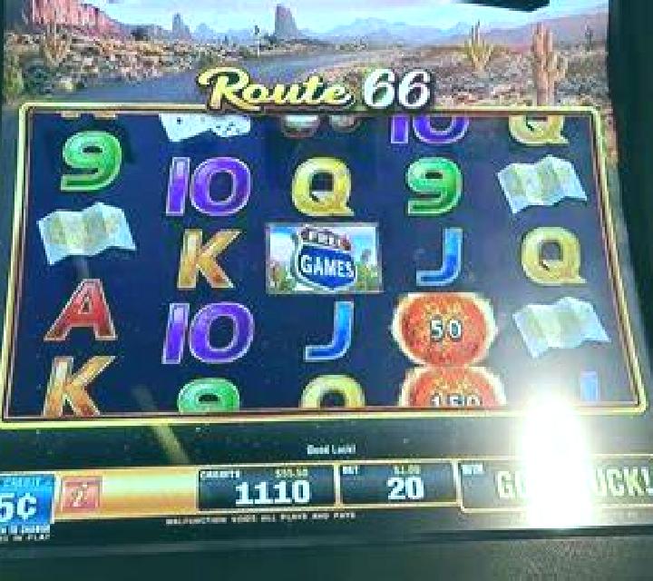 Route 66 slot machine