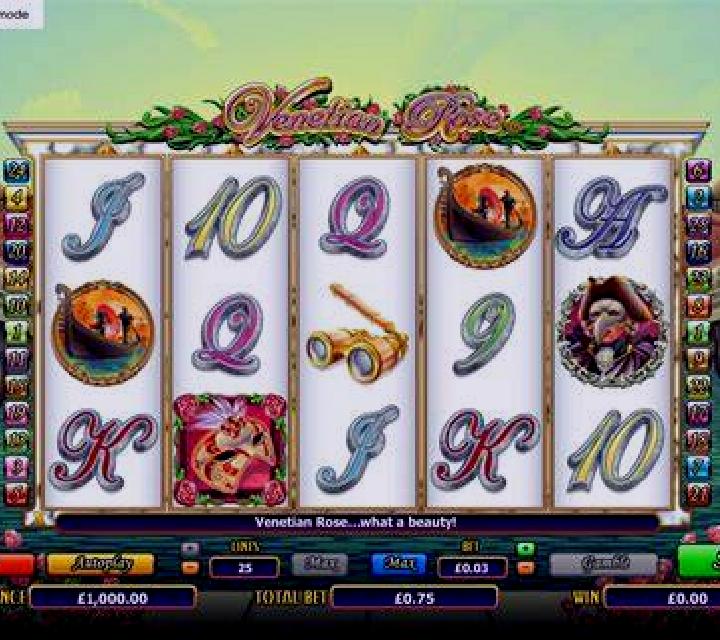 Scratch Venetian Rose online slot