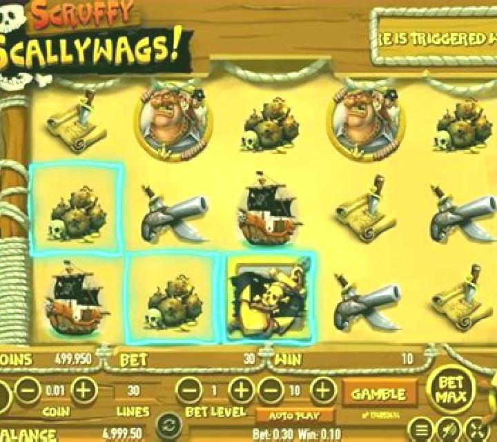 Scruffy Scallywags slot machine
