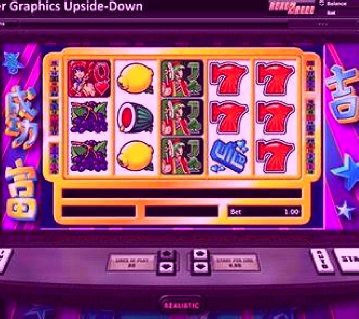 Super Graphics Upside-Down slot machine