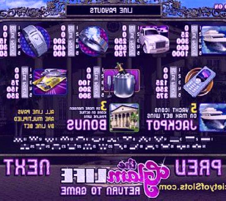 The Glam Life slot machine