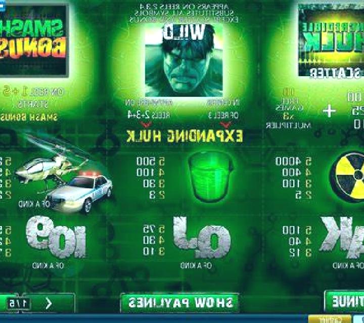 The Incredible Hulk slot