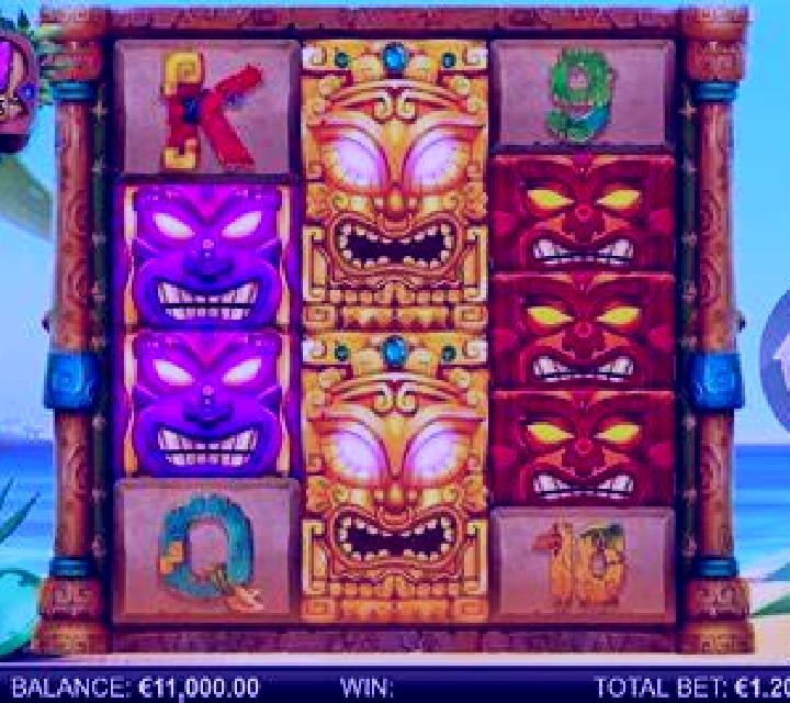 Tiki Jenga slot machine